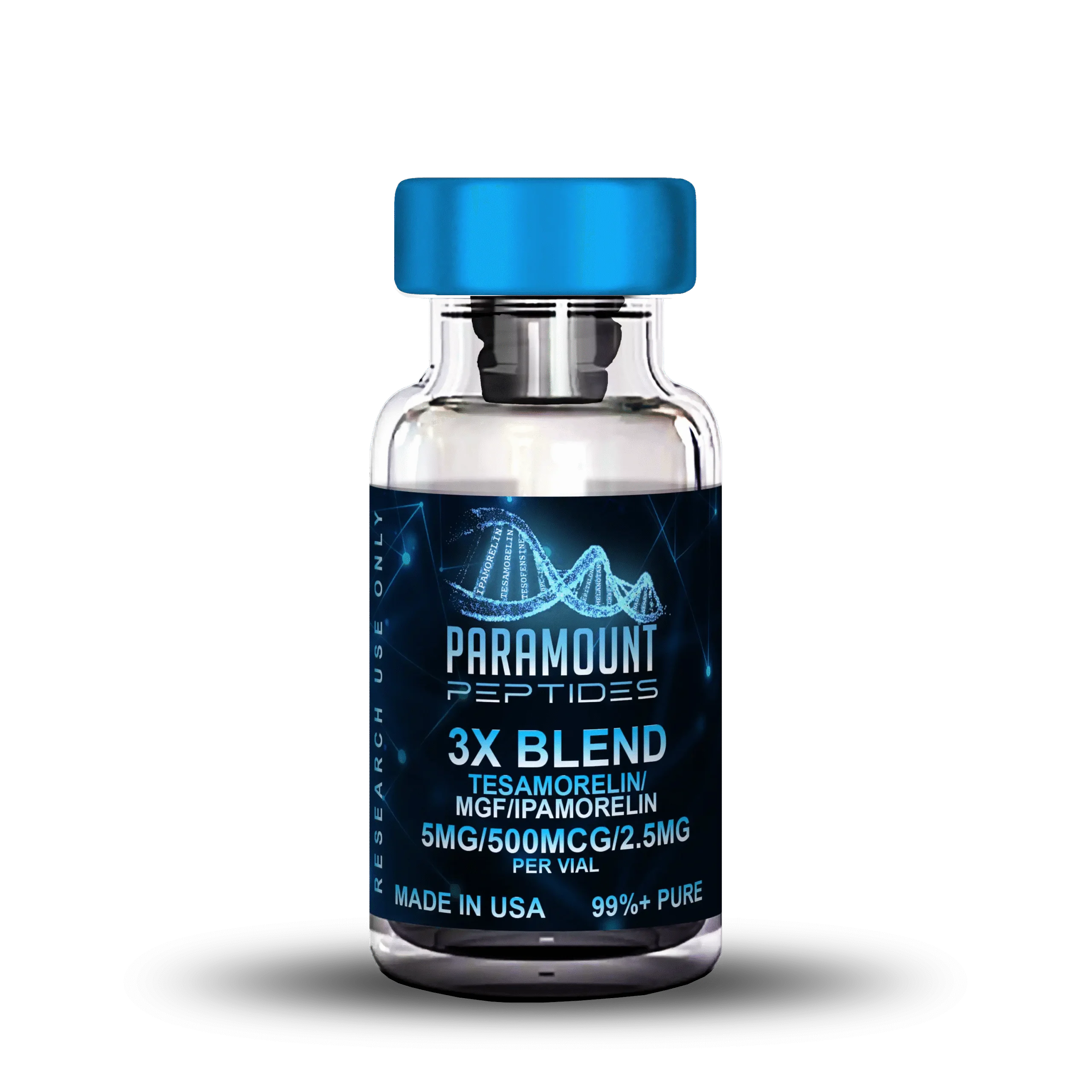 3X Blend Tesamorelin (5mg) / MGF (500mcg) / Ipamorelin (2.5mg)