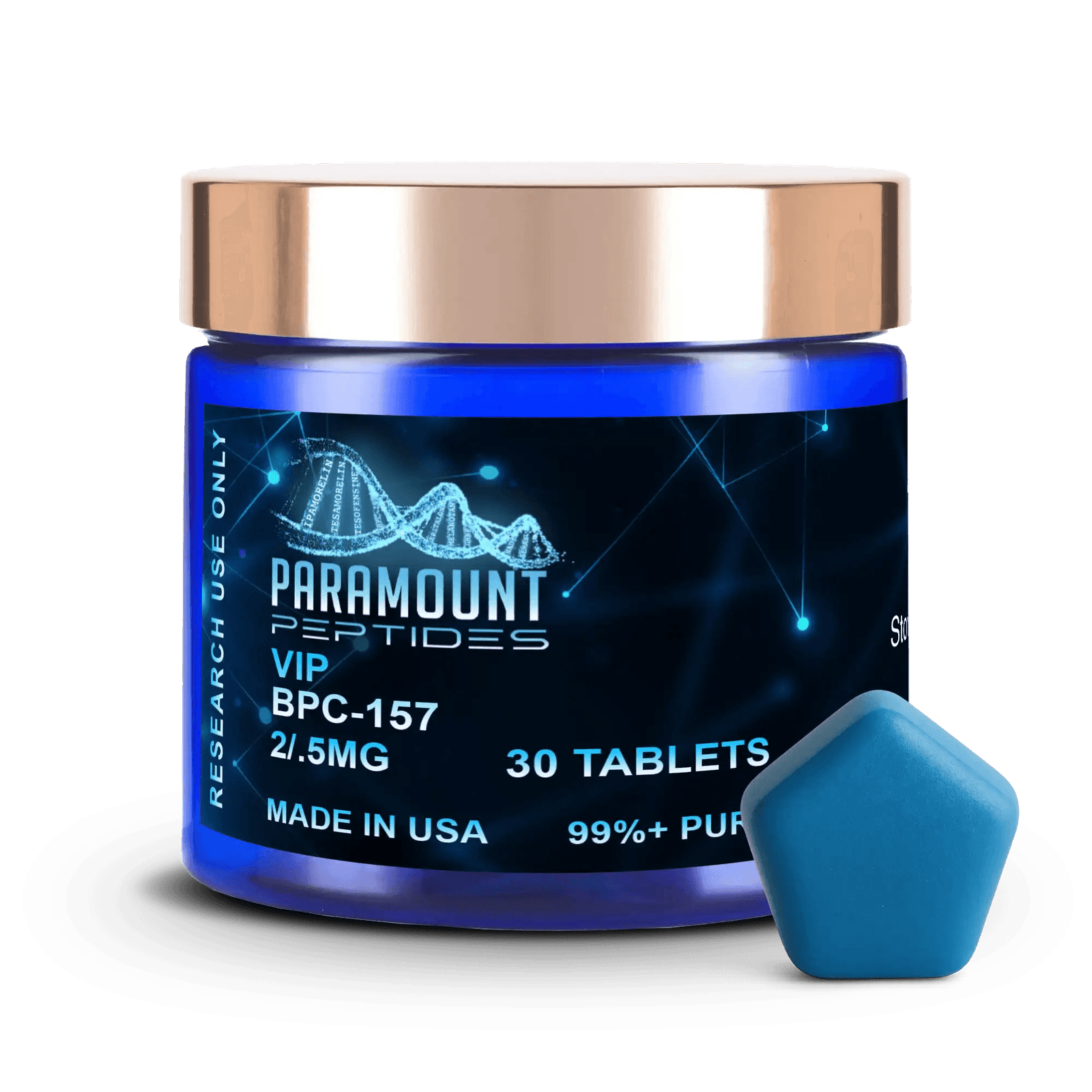 VIP (2mg) / BPC-157 (500mcg) x 30 Tablets